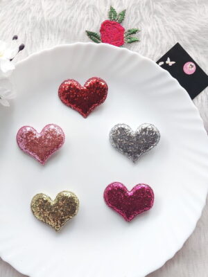 Glitter Heart Clip