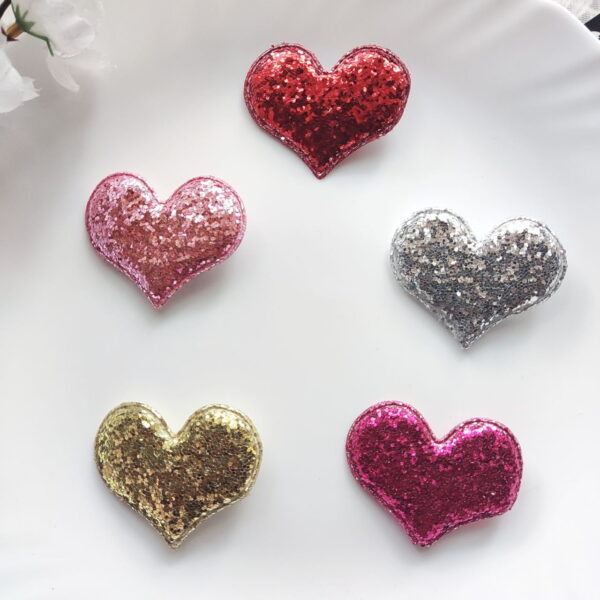 Glitter Heart Clip