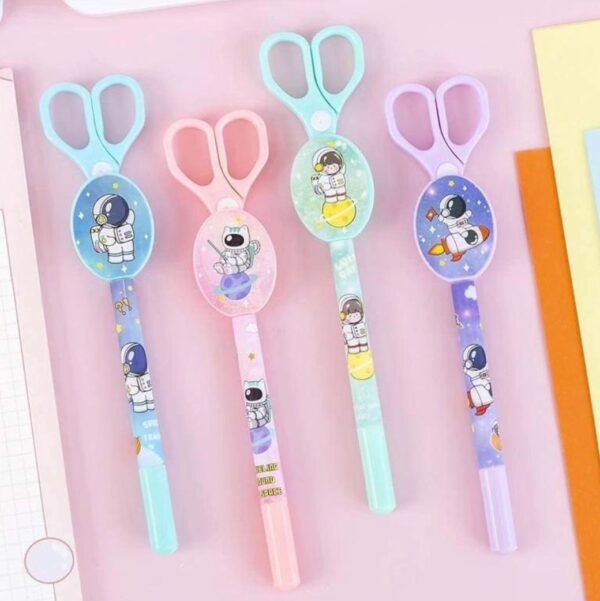 Astronaut Scissor Gel Pen