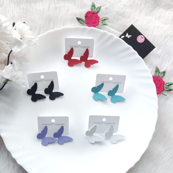Pretty Matte Butterfly Earring