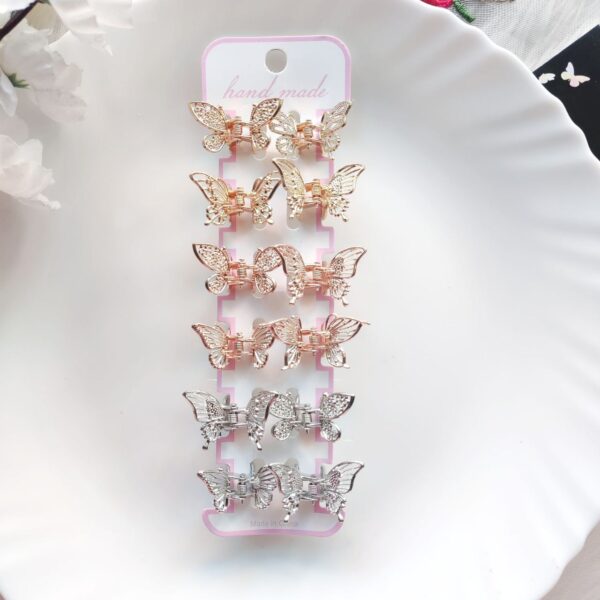 Mini Metal Butterfly Claw