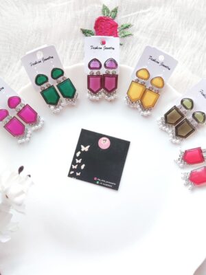 Silver Partywear Earring