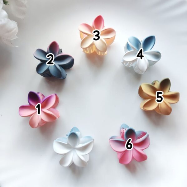 Matte Floral Clip