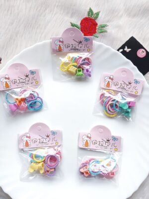 Mini Hairbands & Hair Clips Set