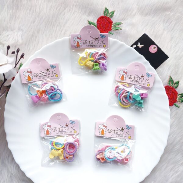 Mini Hairbands & Hair Clips Set