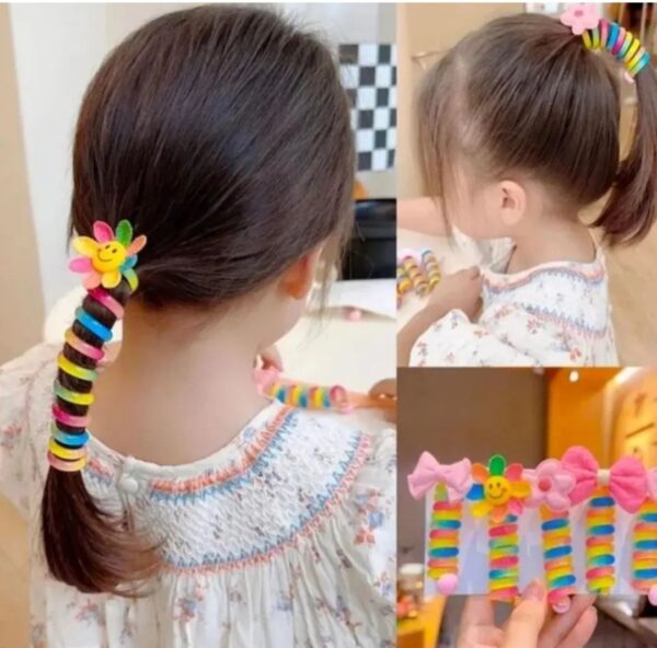 Cute Spring Hair ties for Kids