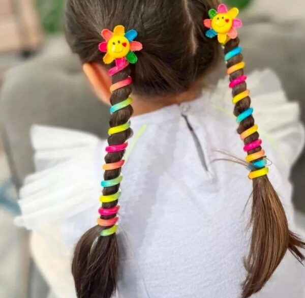 Cute Spring Hair ties for Kids