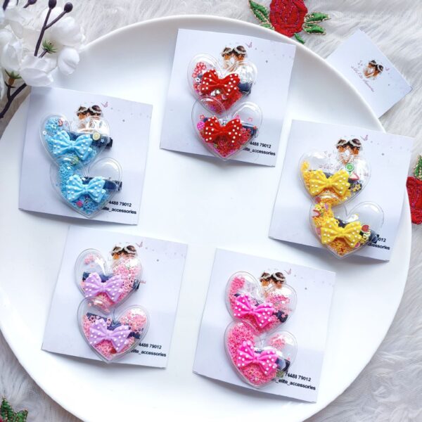 Heart Alligator Clips