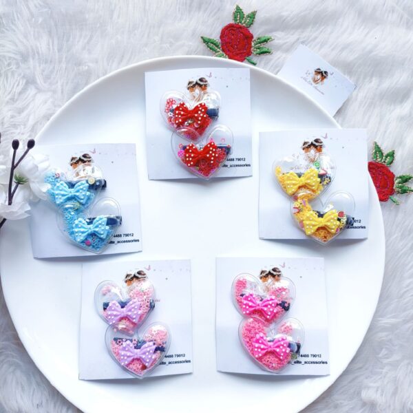 Heart Alligator Clips