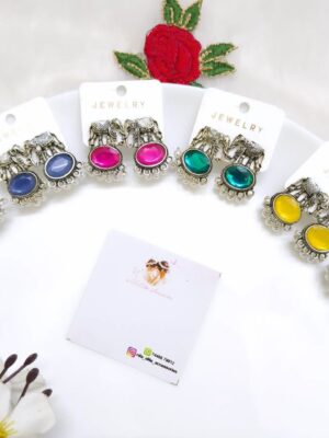 photo_6235401218340012997_y Antique Elephant Earring