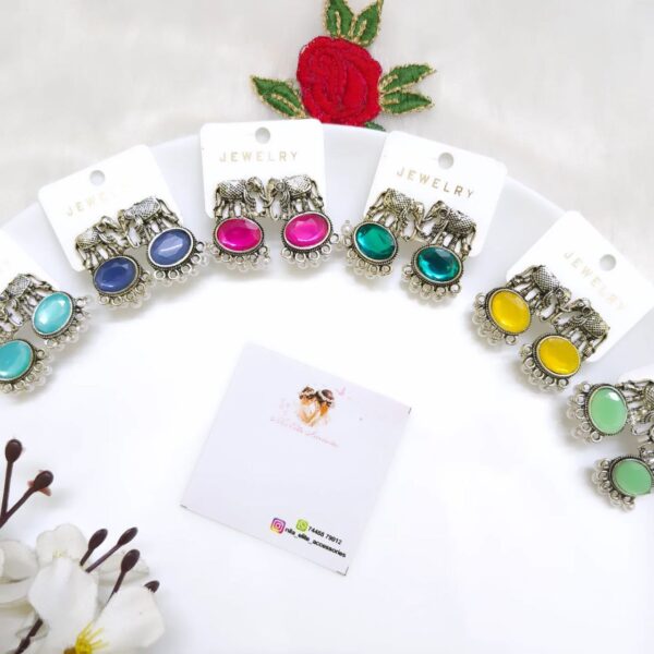 Antique Elephant Earring