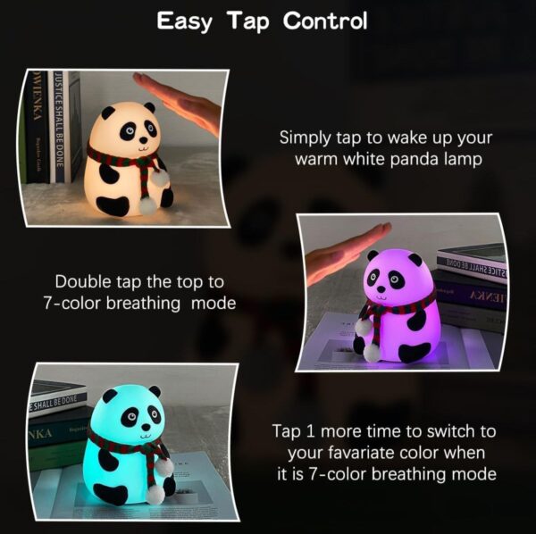 Color Changing Panda Nilght Lamp