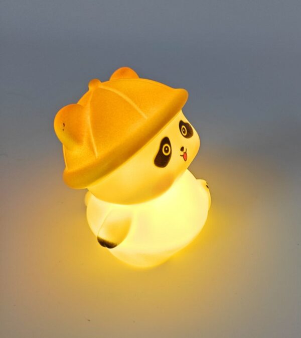 Yellow Cap Panda Lamp