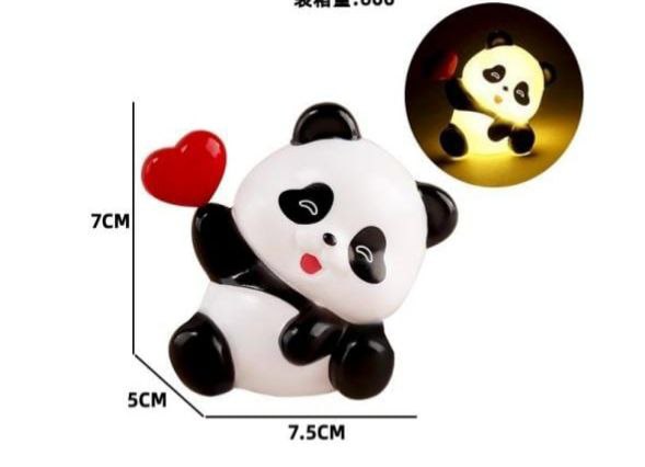 Heart Panda Lamp