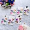Floral combo clip card