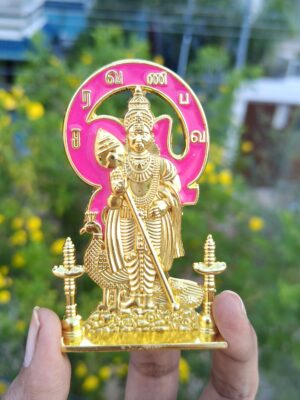 Murugar Vel Design Decorative Showpiece for Car dashboard, Pooja room