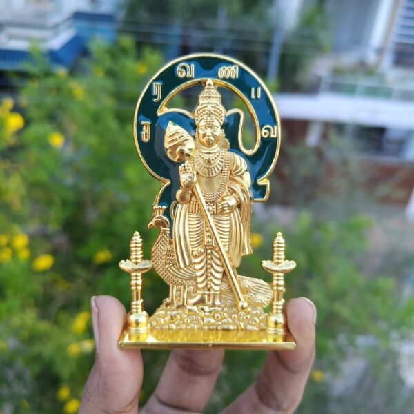 Murugar Vel Design Decorative Showpiece for Car dashboard, Pooja room
