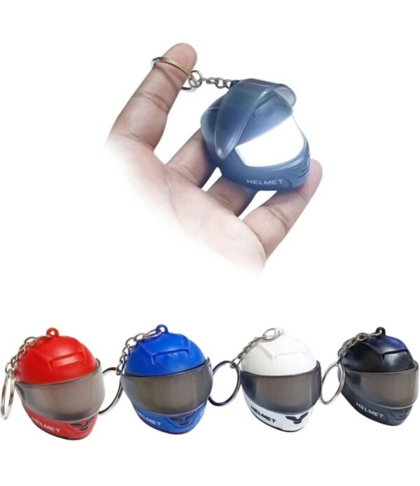 Light Helmet Keychain