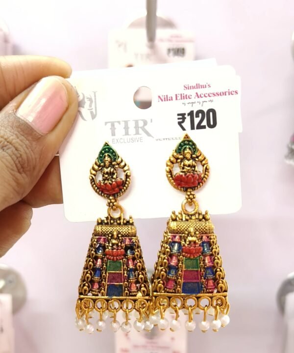 Temple Jhumka