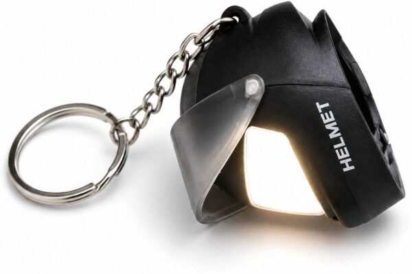 Light Helmet Keychain